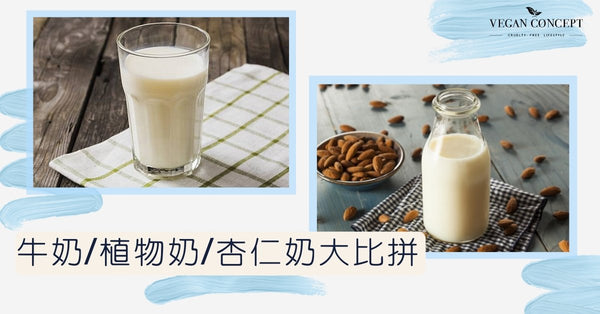 牛奶/植物奶/杏仁奶大比拼