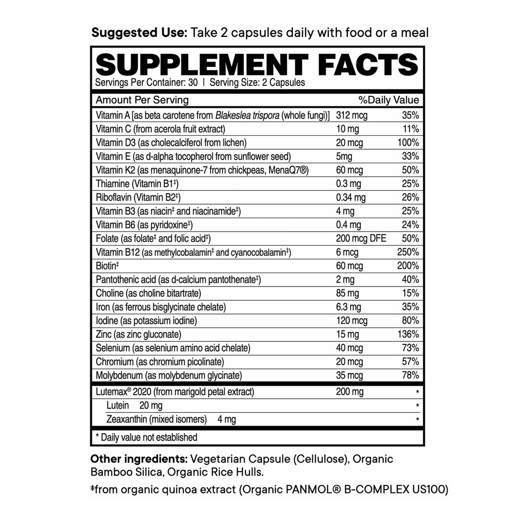 Ora Organic Plant based Multivitamin 60 Capsules Vegan Concept ora-organic-plant-based-multivitamin-60-capsules-vegan-concept