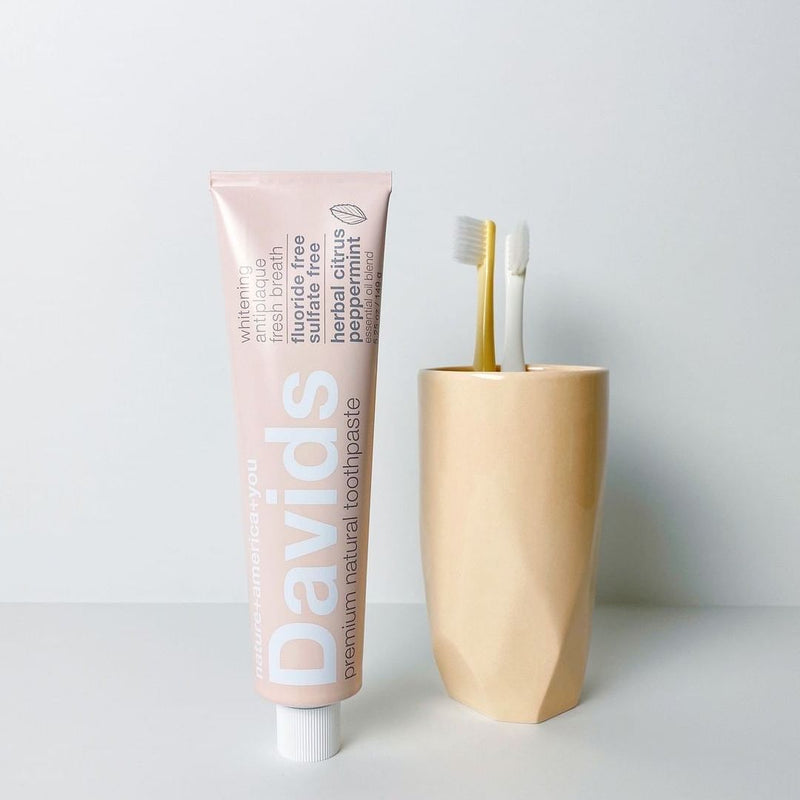 Premium Natural Toothpaste  - Herbal Citrus Peppermint - Davids | Vegan Concept Hong Kong