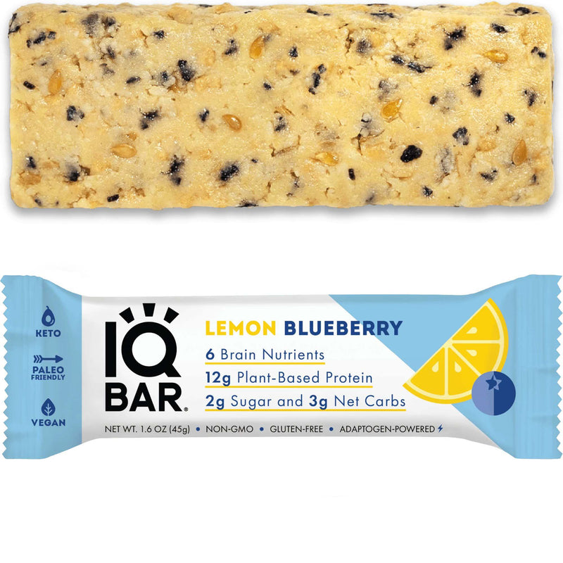 Keto Plant Protein Bar - Lemon Blueberry