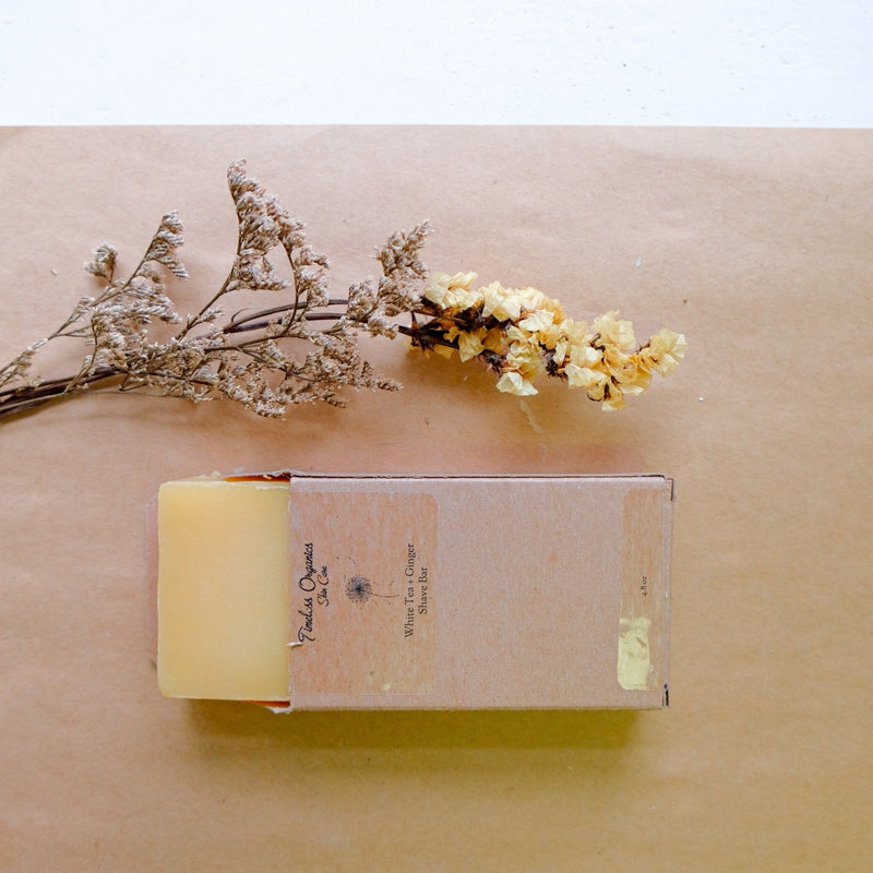 Timeless Shave Bar - White Tea + Ginger - Vegan Concept