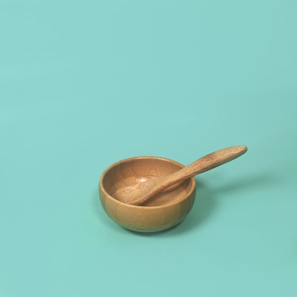 Eco-Friendly Bamboo Bowl Set - Vegan Concept