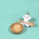 Eco-Friendly Bamboo Bowl Set - Vegan Concept